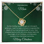 To My Beautiful Mom | Love Knot Necklace