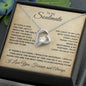 To My Soulmate | I Love You, Forever & Always - Forever Love Necklace