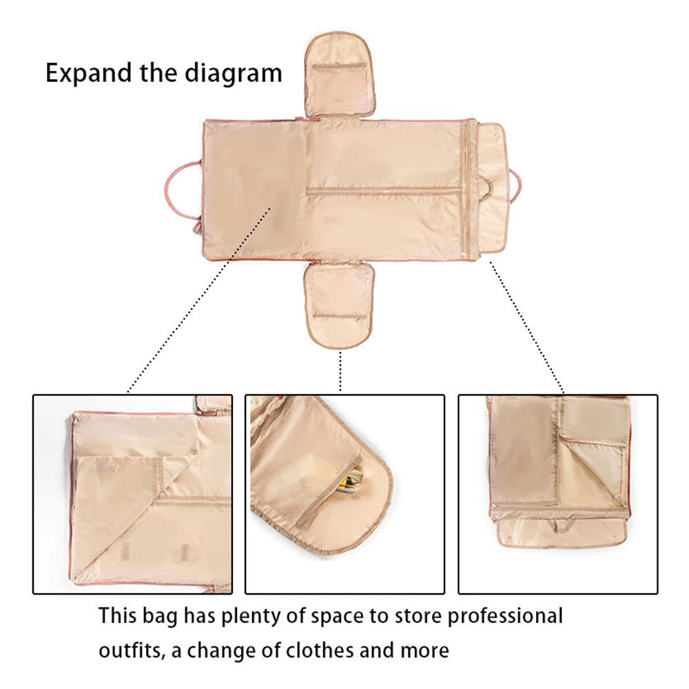 Foldable Garment Travel Duffle