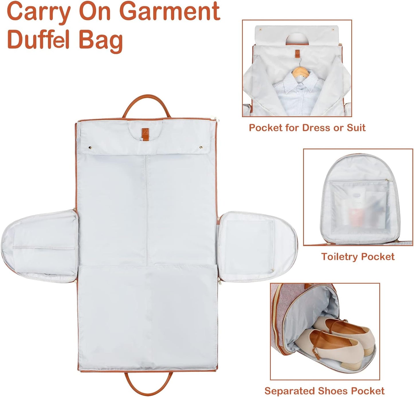 Foldable Garment Travel Duffle